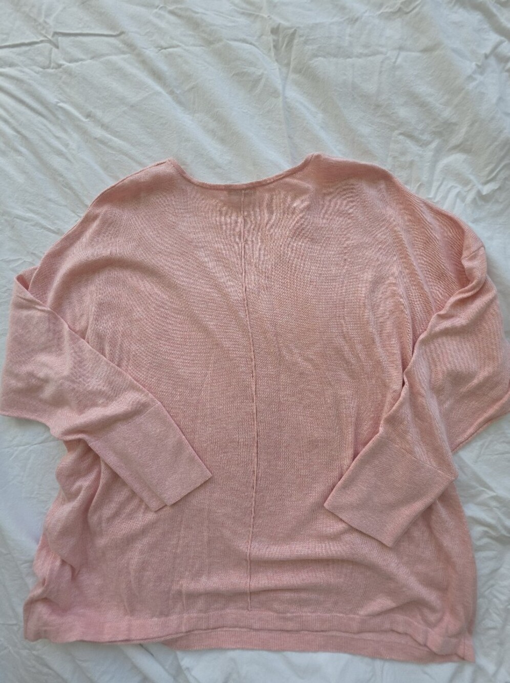 J Jill Women's V-Neck Lightweight Pink Sweater Size 2X - Picture 7 of 7